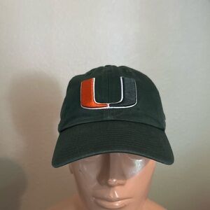 ‘47 Brand NCAA University Of Miami Hurricanes "The U" OSFA Adjustable Dad Hat